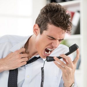Angry Businessman
